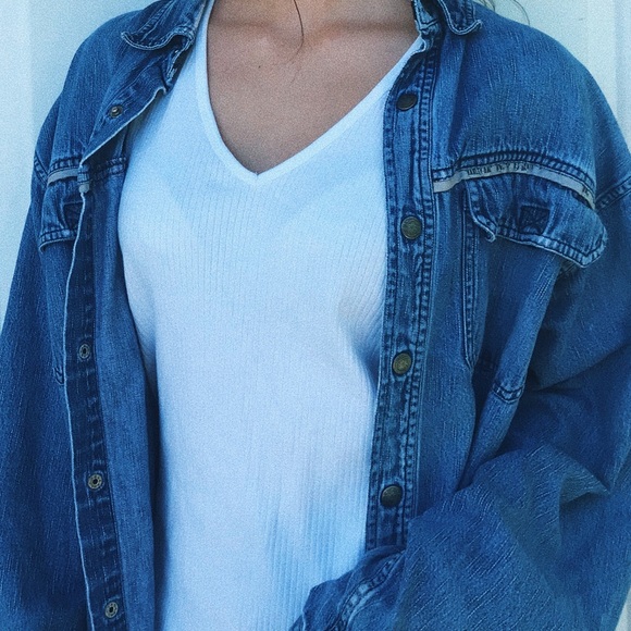 Vintage Harley Davidson Jean Jacket - Picture 1 of 4